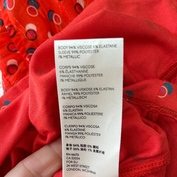 NWT Anthropologie Maeve Jacquin Peasant‎ Blouse Size XS - Picture 8 of 9